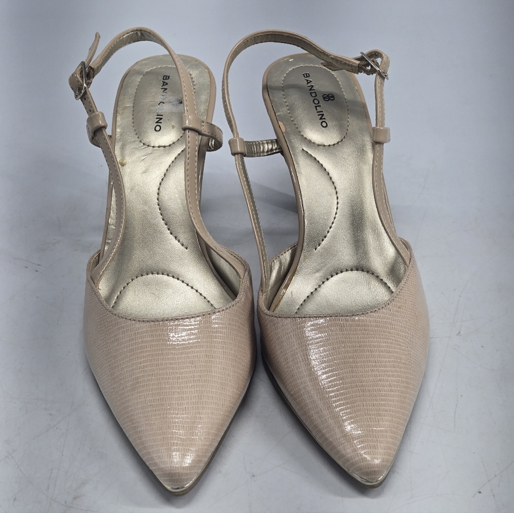 Bandolino Cream Heels 7.5 - Picture 3 of 9